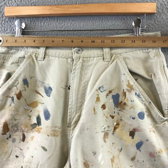 Vintage American Eagle Outfitters Carpenter AE Supply Workwear 33x32 painter - Picture 5 of 8